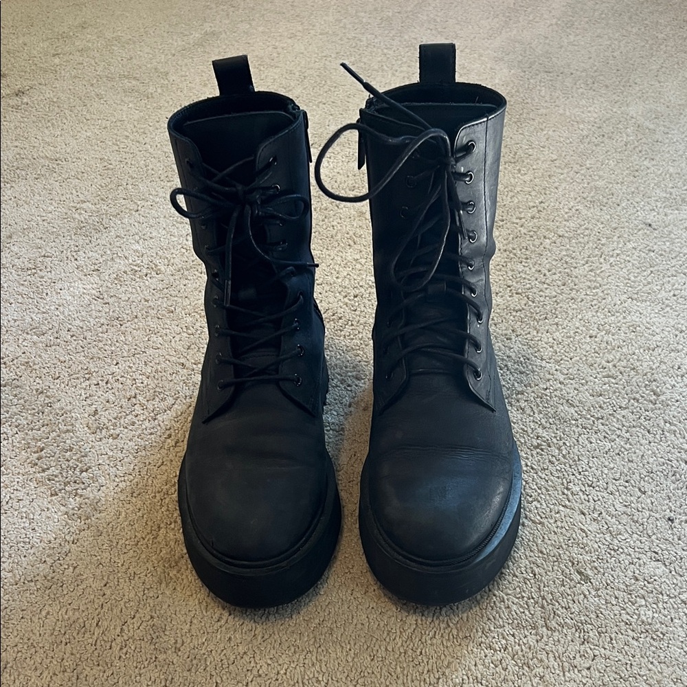 Thursday Boot Company Black Combat Boots